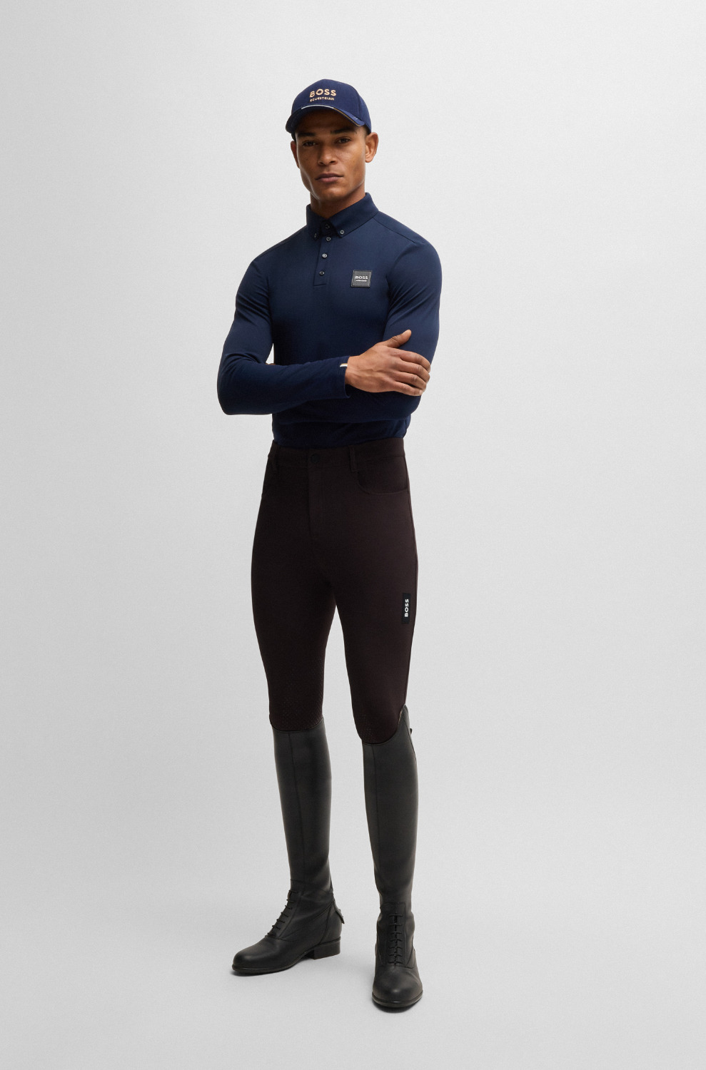 BOSS Equestrian FW25 Herren Winterreithose James Knee Grip