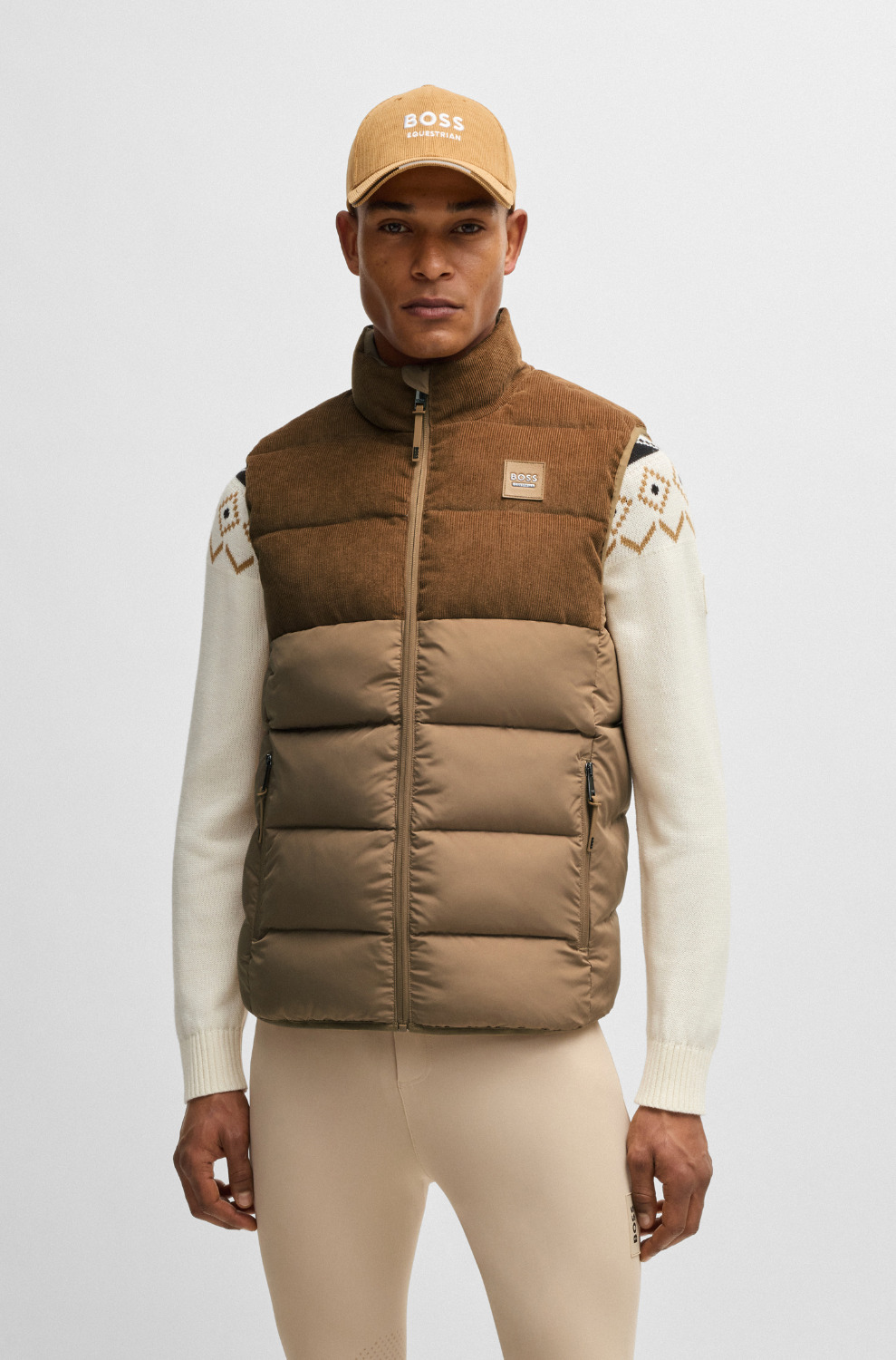BOSS Equestrian FW25 Herren Puffer Bodywarmer Arthur