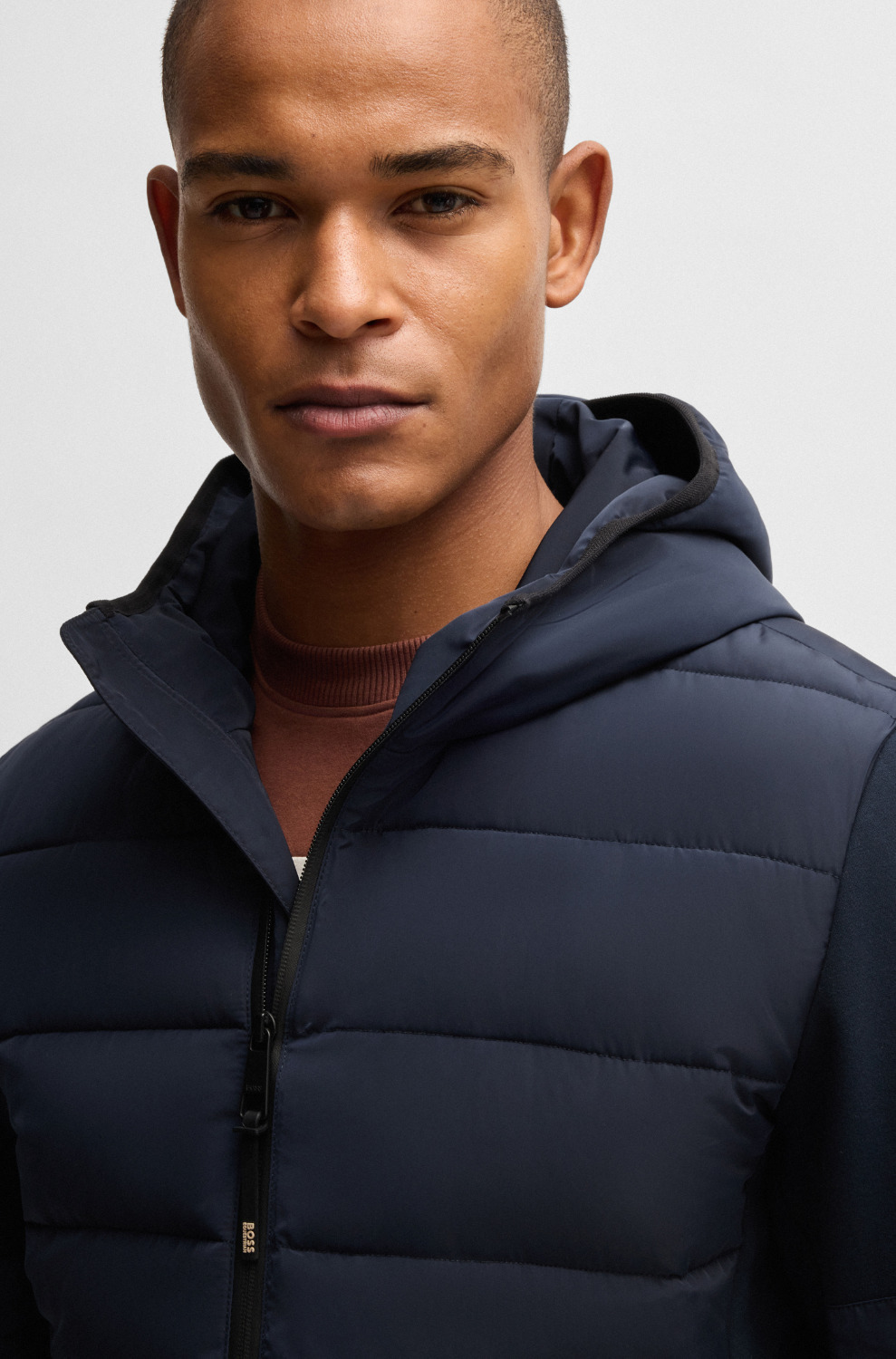 BOSS Equestrian FW25 Herren Puffer Hybrid Jacket Jeff