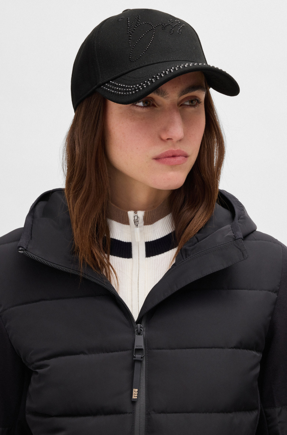 BOSS Equestrian FW25 Klassischer Cap Crystal