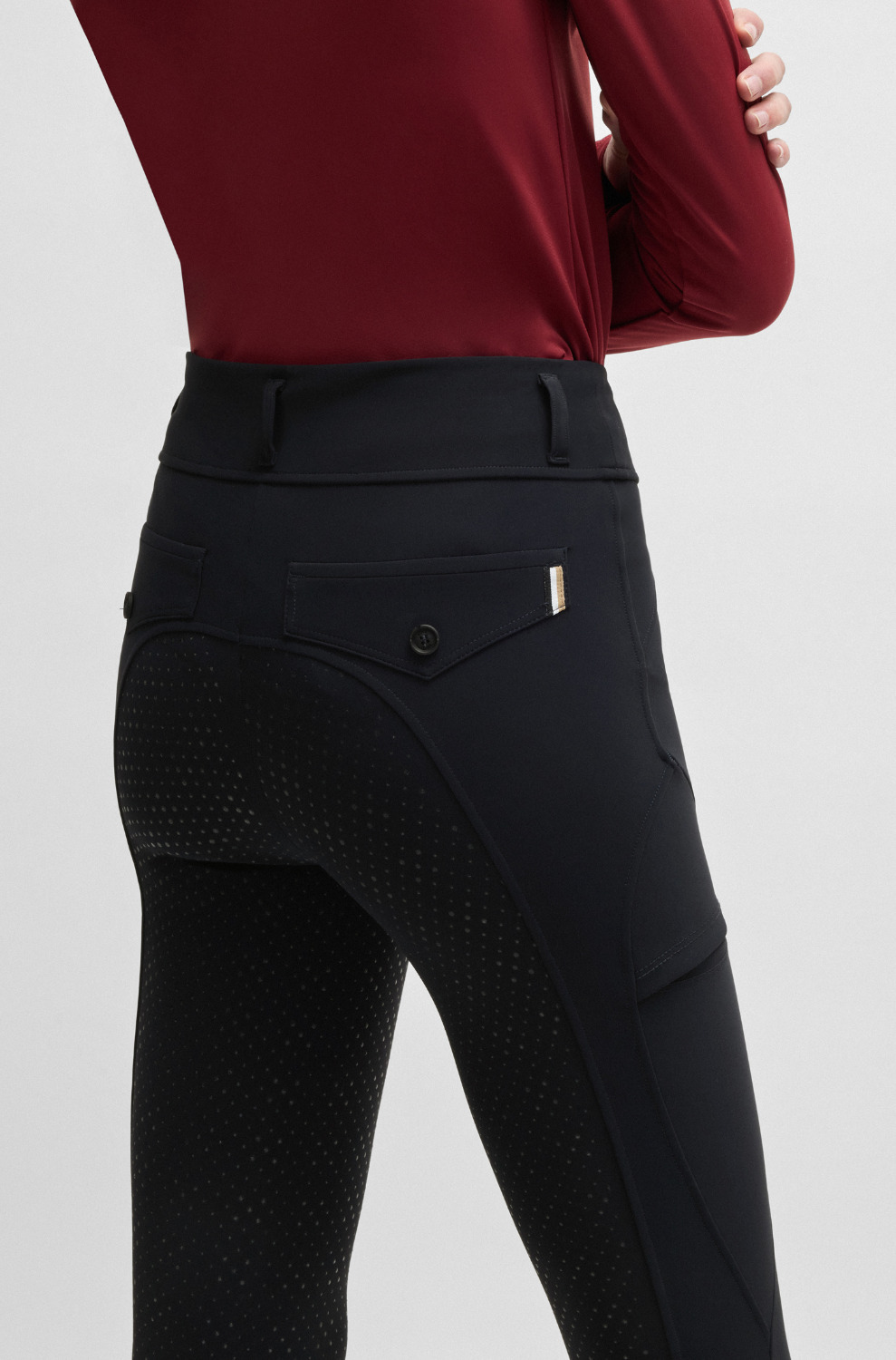 BOSS Equestrian FW25 High Waist Hybrid Reithose Full Grip