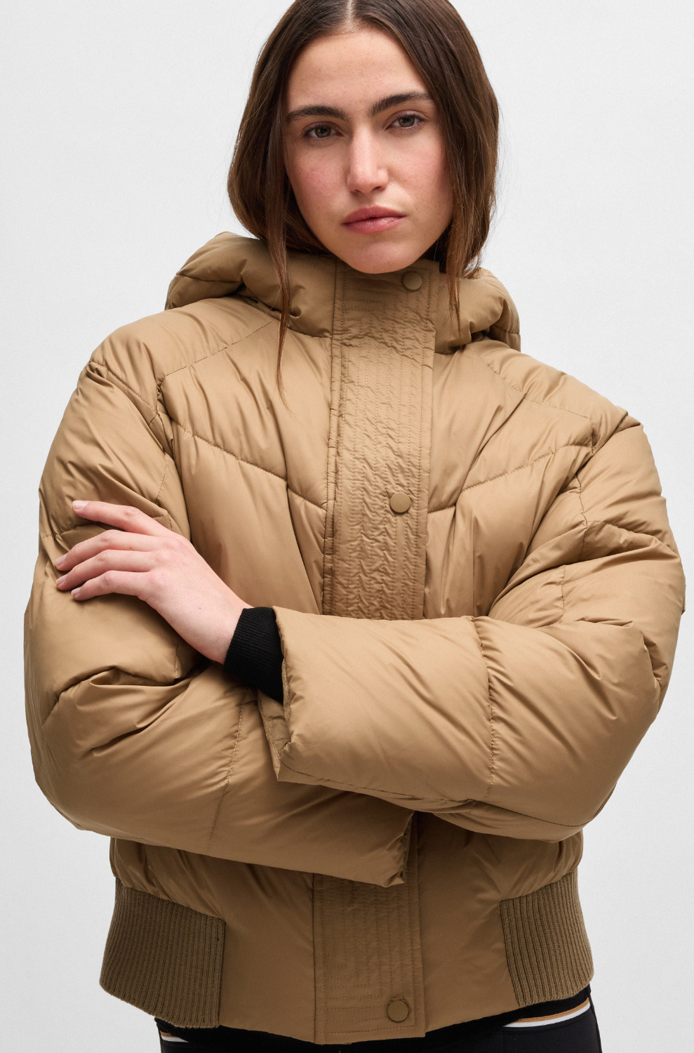 BOSS Equestrian FW25 Bomber Puffer Jacke Marsha