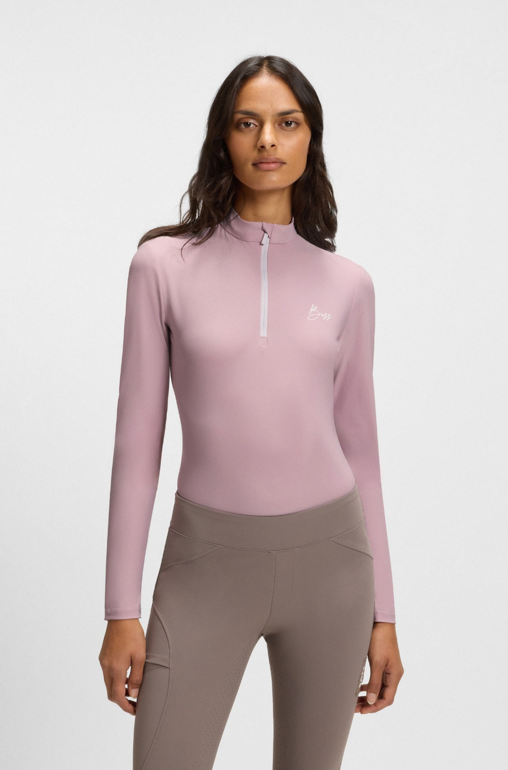 BOSS Equestrian SS26 Trainingsshirt in Ruby