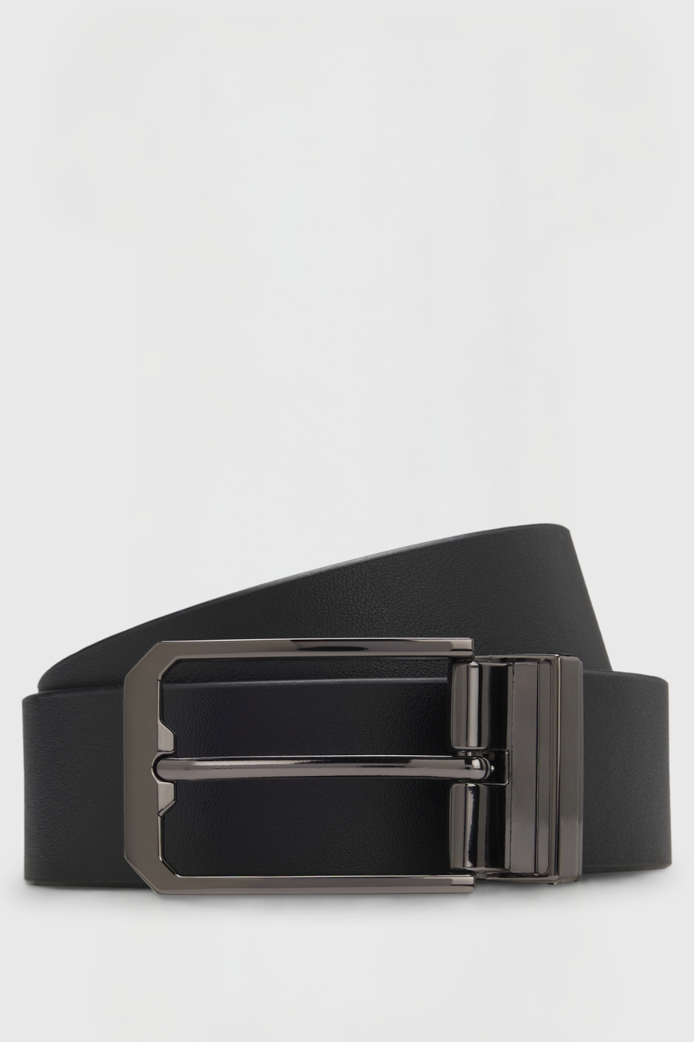BOSS Equestrian FW26 Herren-Wendegürtel Raven