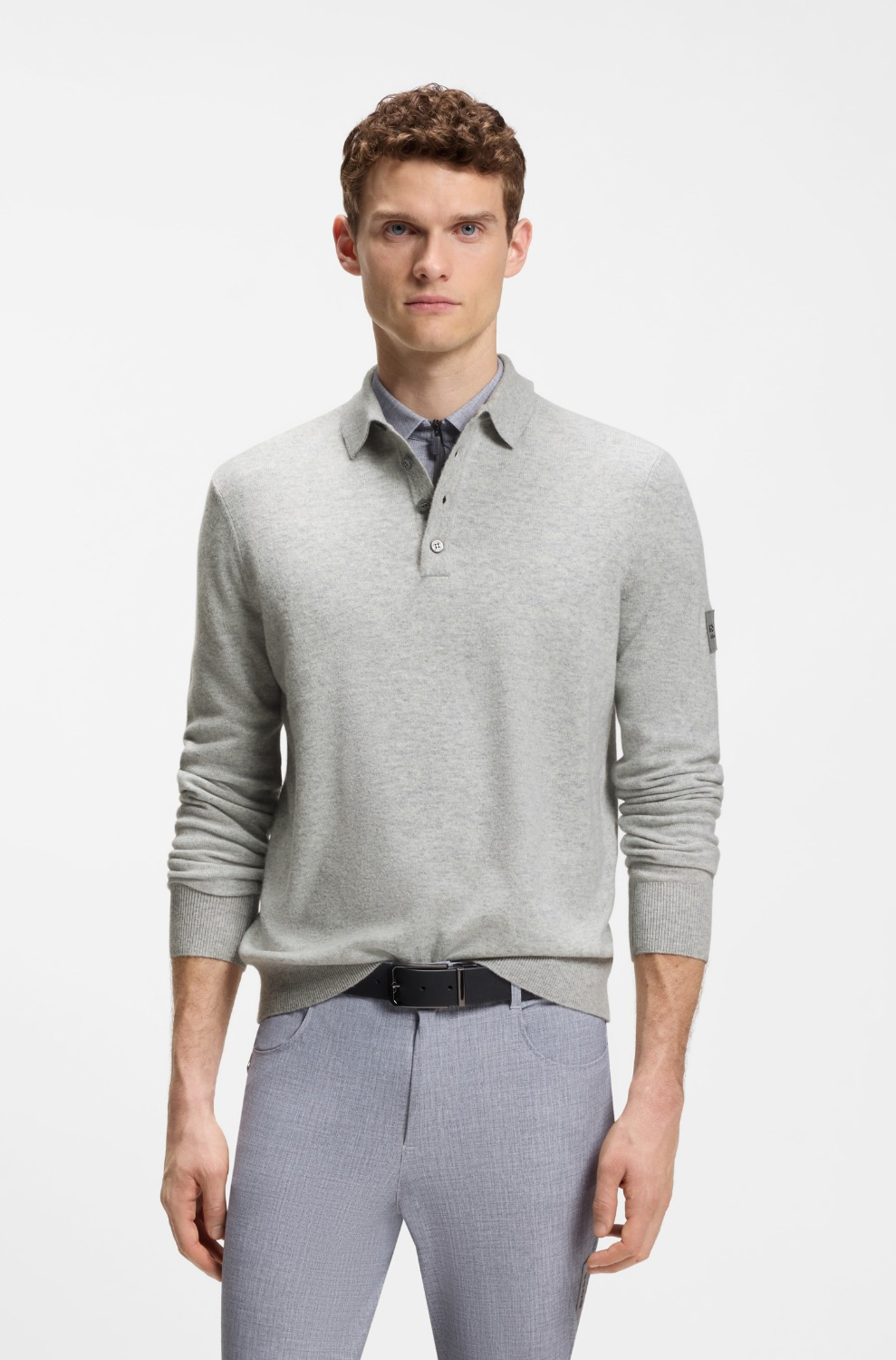 BOSS Equestrian FW26 Herren-Strickpolo Jude