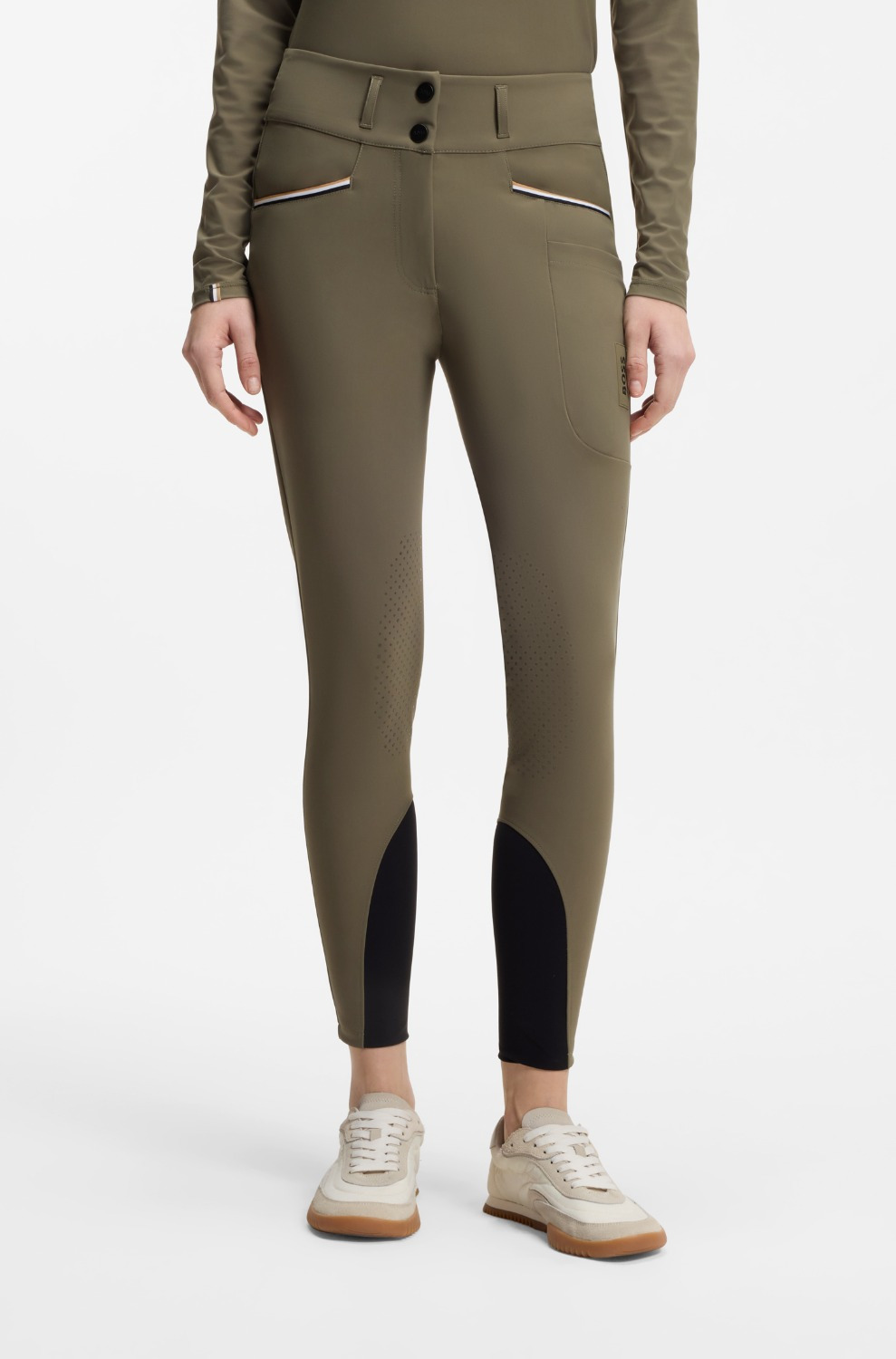 BOSS Equestrian FW26 High-Waist-Reithose Hannah mit Kniegrip