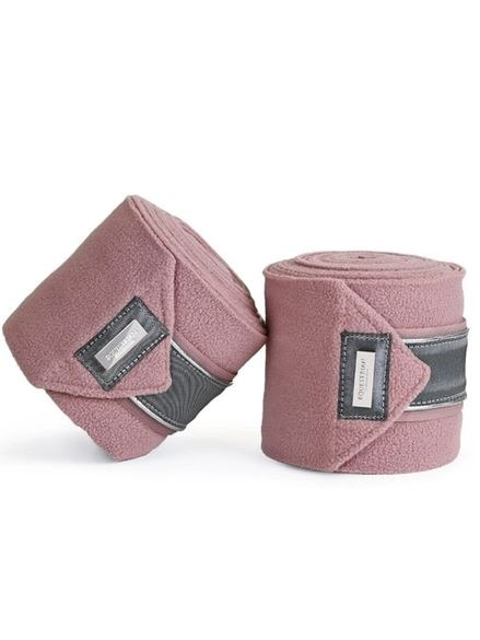Equestrian Stockholm FW'22 Pink Crystal Fleece Bandages