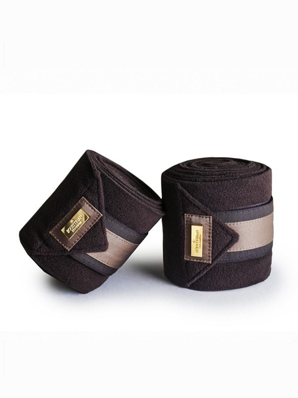 Equestrian Stockholm Golden Brown Fleece Bandages
