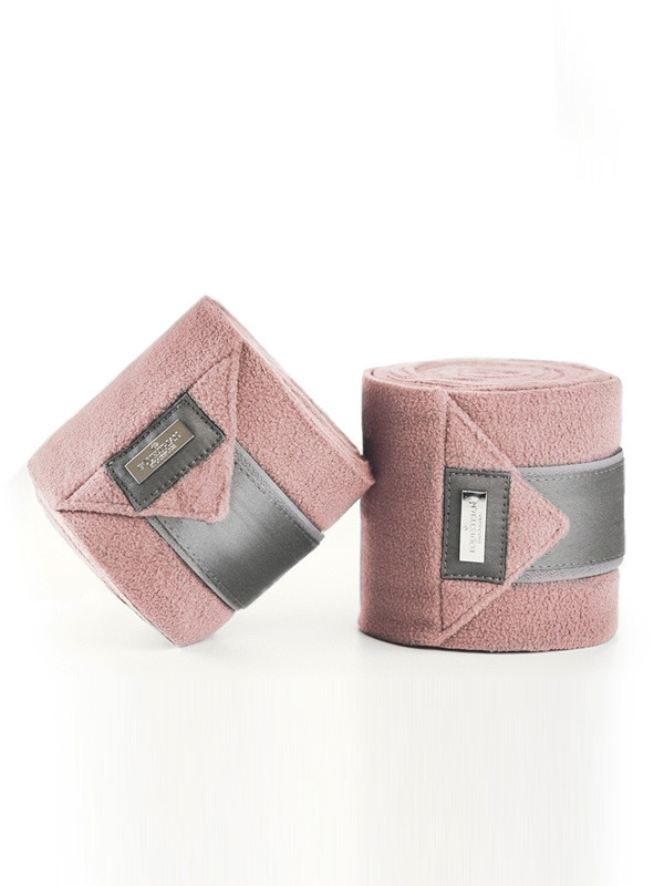 Equestrian Stockholm Pink Pearl fleece bandages