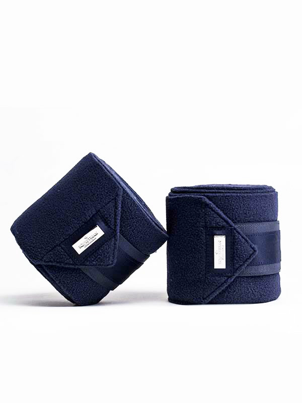 Equestrian Stockholm Midnight Blue fleece bandages