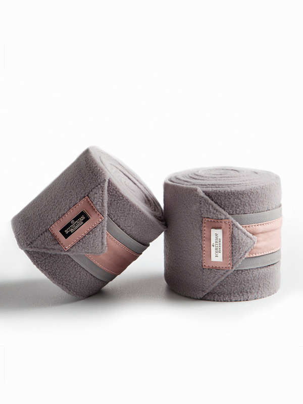 Equestrian Stockholm Dusty Pink Fleece Bandages