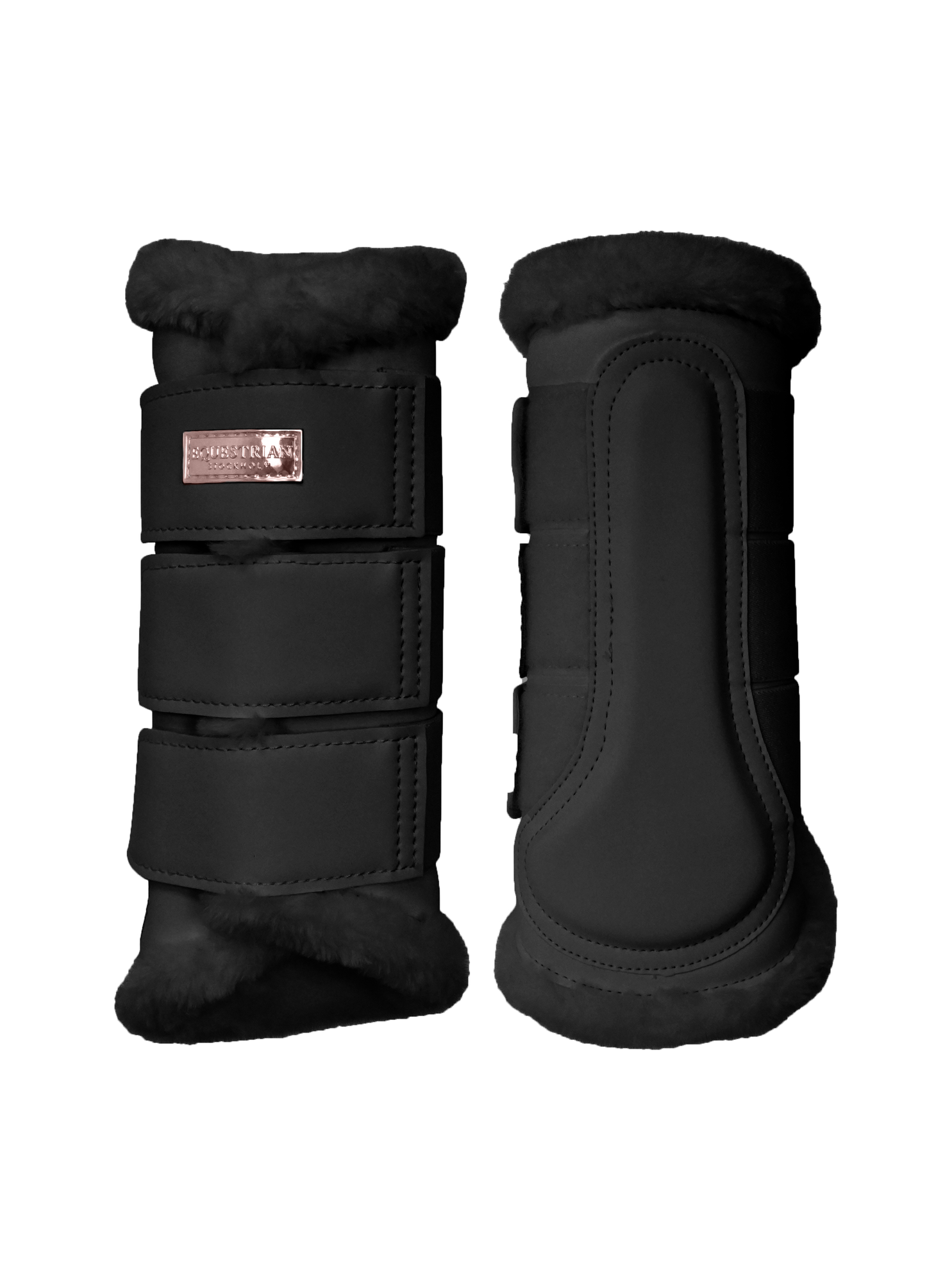 Equestrian Stockholm Black Blush Brushing Boots