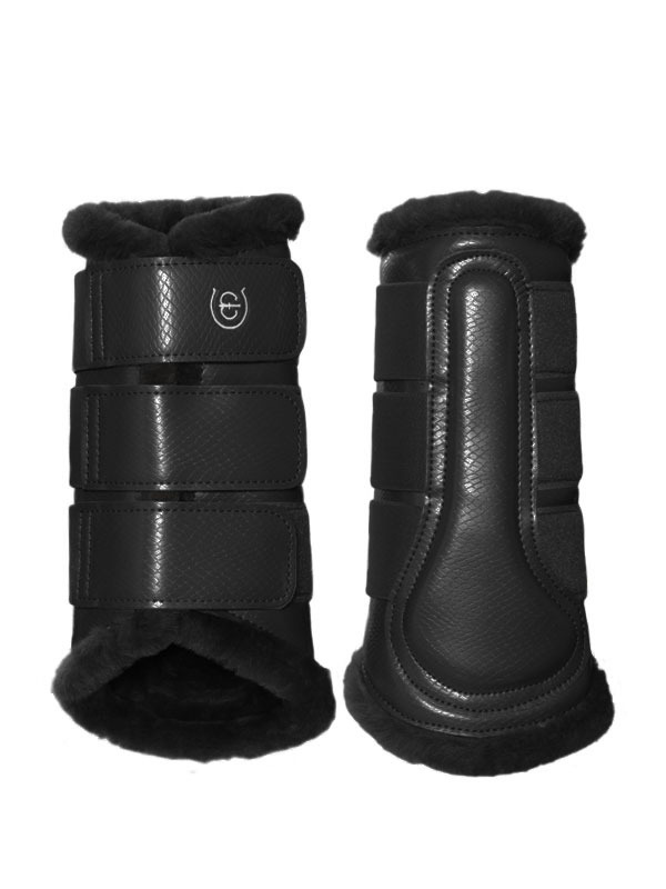Equestrian Stockholm Black Edition brushing boots