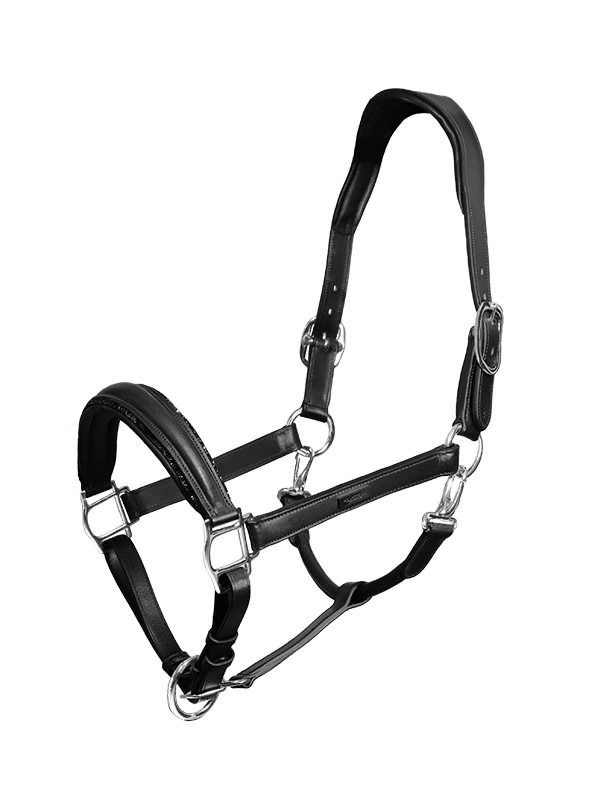 Equestrian Stockholm FW'23 Black Edition Leren Halter Anatomic