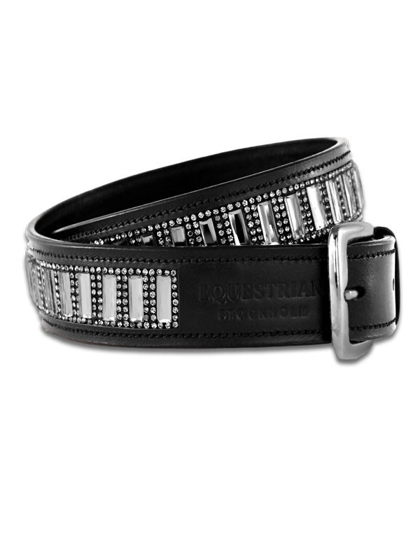 Equestrian Stockholm Modern Contest Belt Black