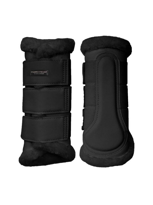 Equestrian Stockholm Black Edition Brushing Boots