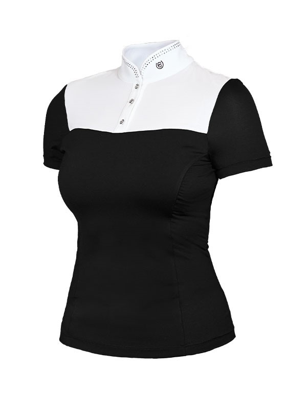 Equestrian Stockholm FW'23 Black Revenew Competition Shirt Short Sleeve