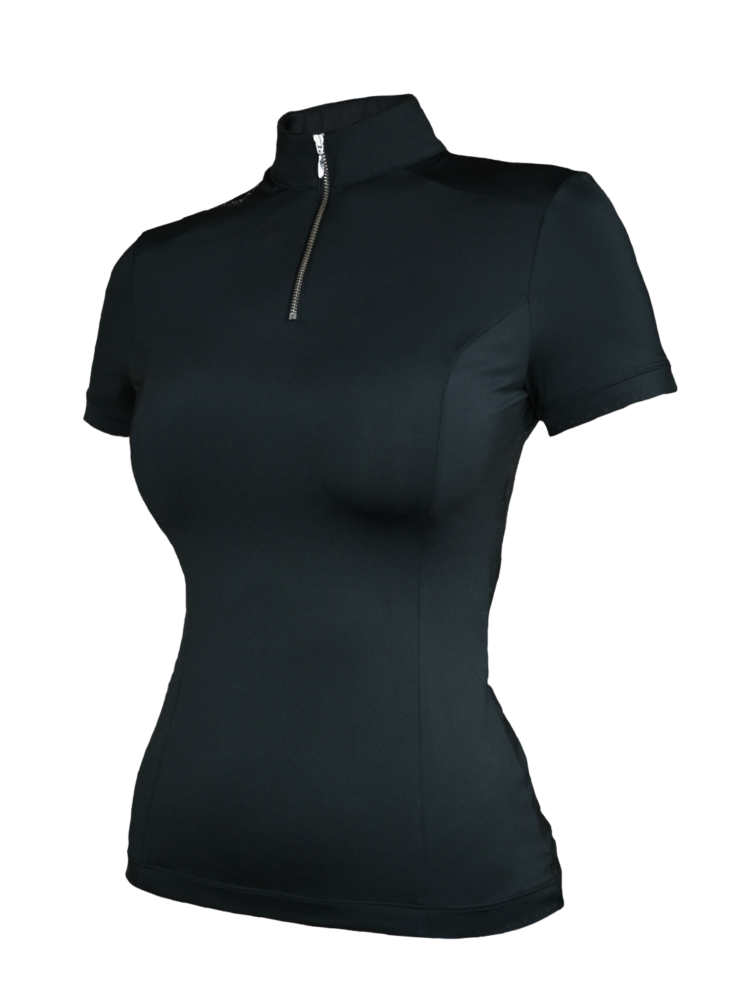 Equestrian Stockholm Black Edition UV Protection Short Sleeve Top