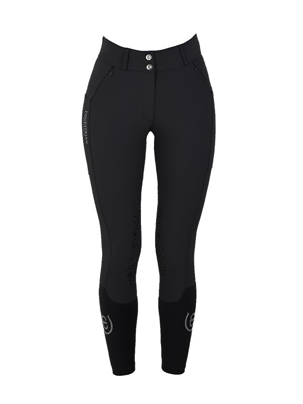 Equestrian Stockholm Elite Jump Riding Breeches Black