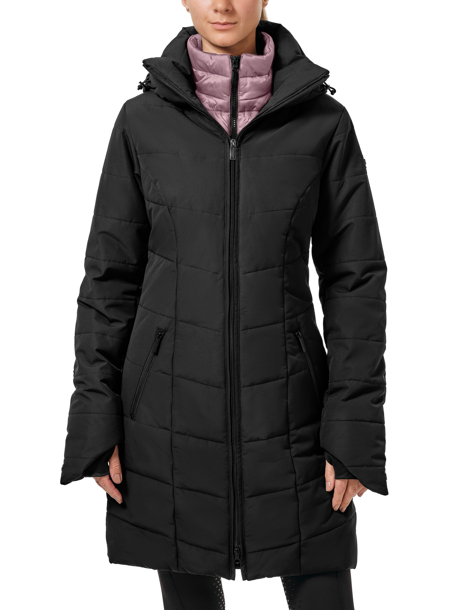 Equestrian Stockholm Black Blush Denali Winter Jacket