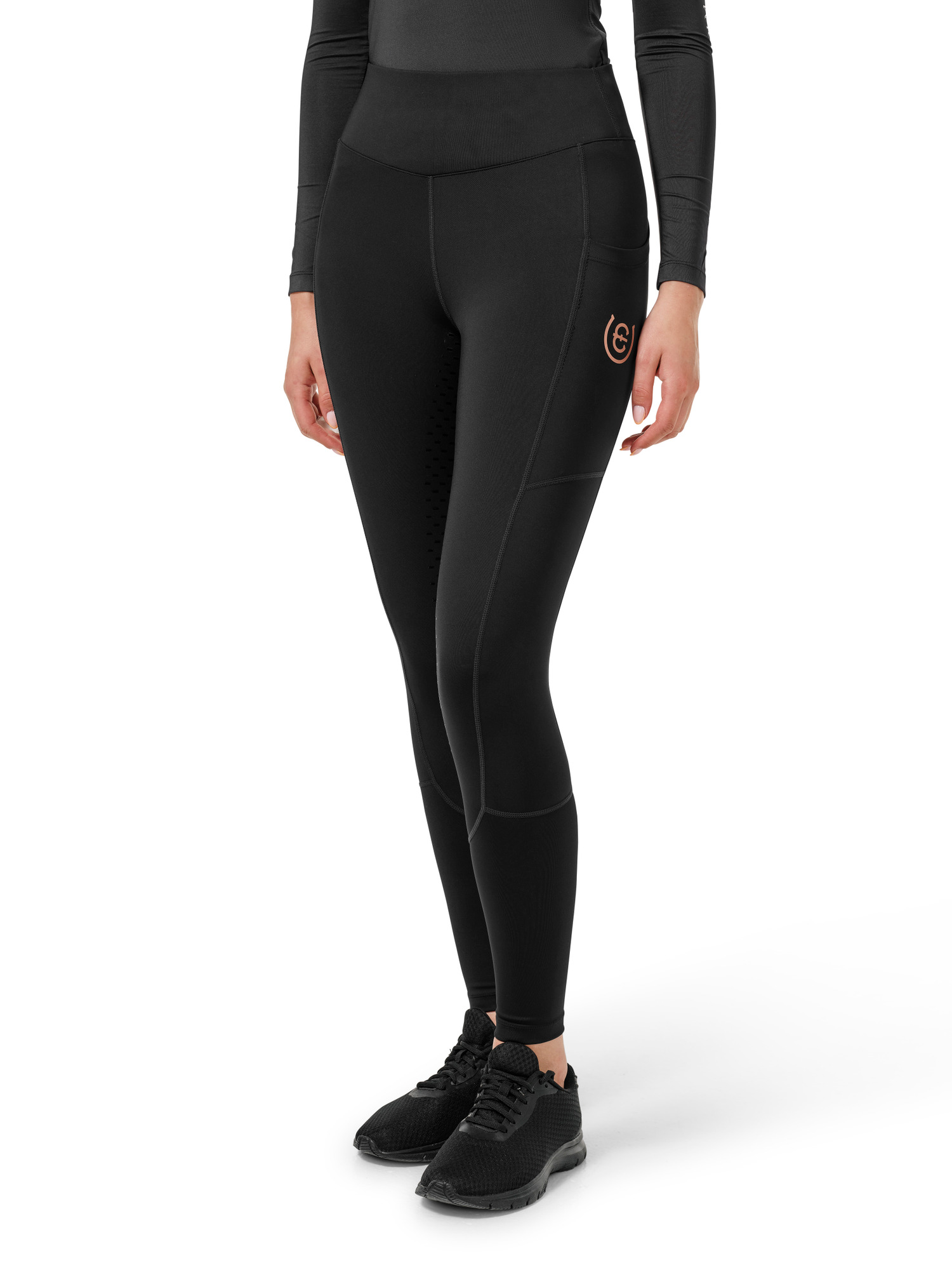 Equestrian Stockholm Black Blush Rijlegging Movement Full Grip