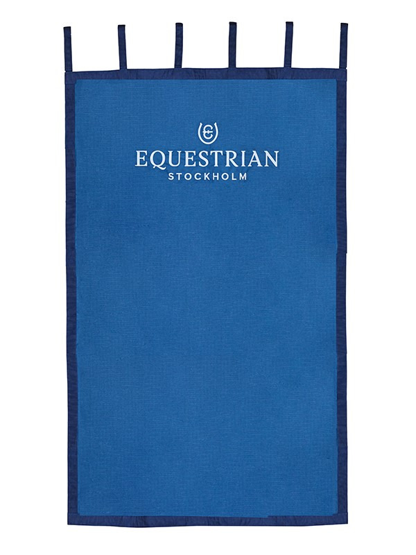 Equestrian Stockholm SS'23 Blue Meadow stable curtain