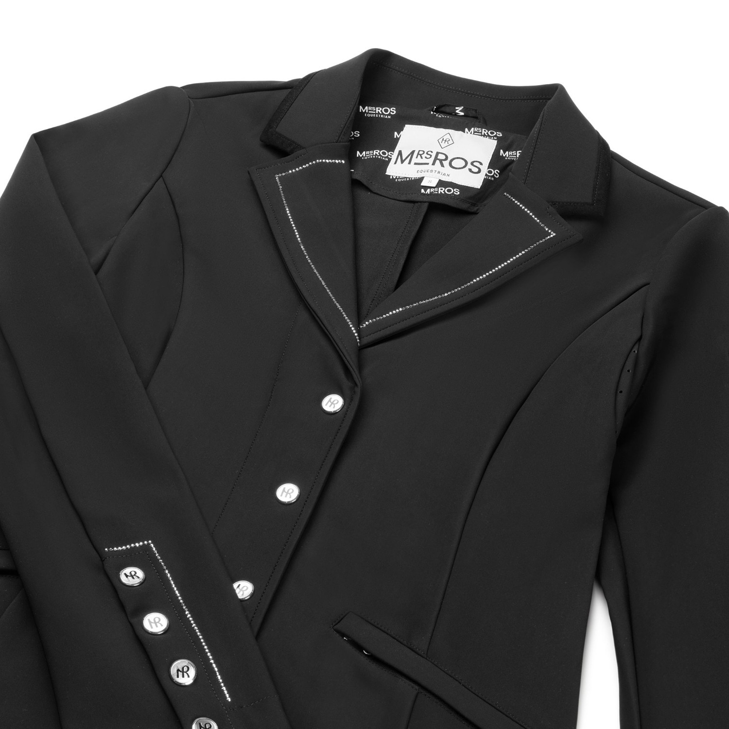 Mrs. Ros Competition Jacket Sparkle Phantom Black