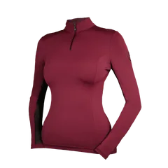 Equestrian Stockholm Bordeaux Air Breeze top