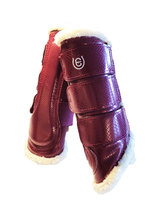 Equestrian Stockholm Bordeaux Brushing Boots