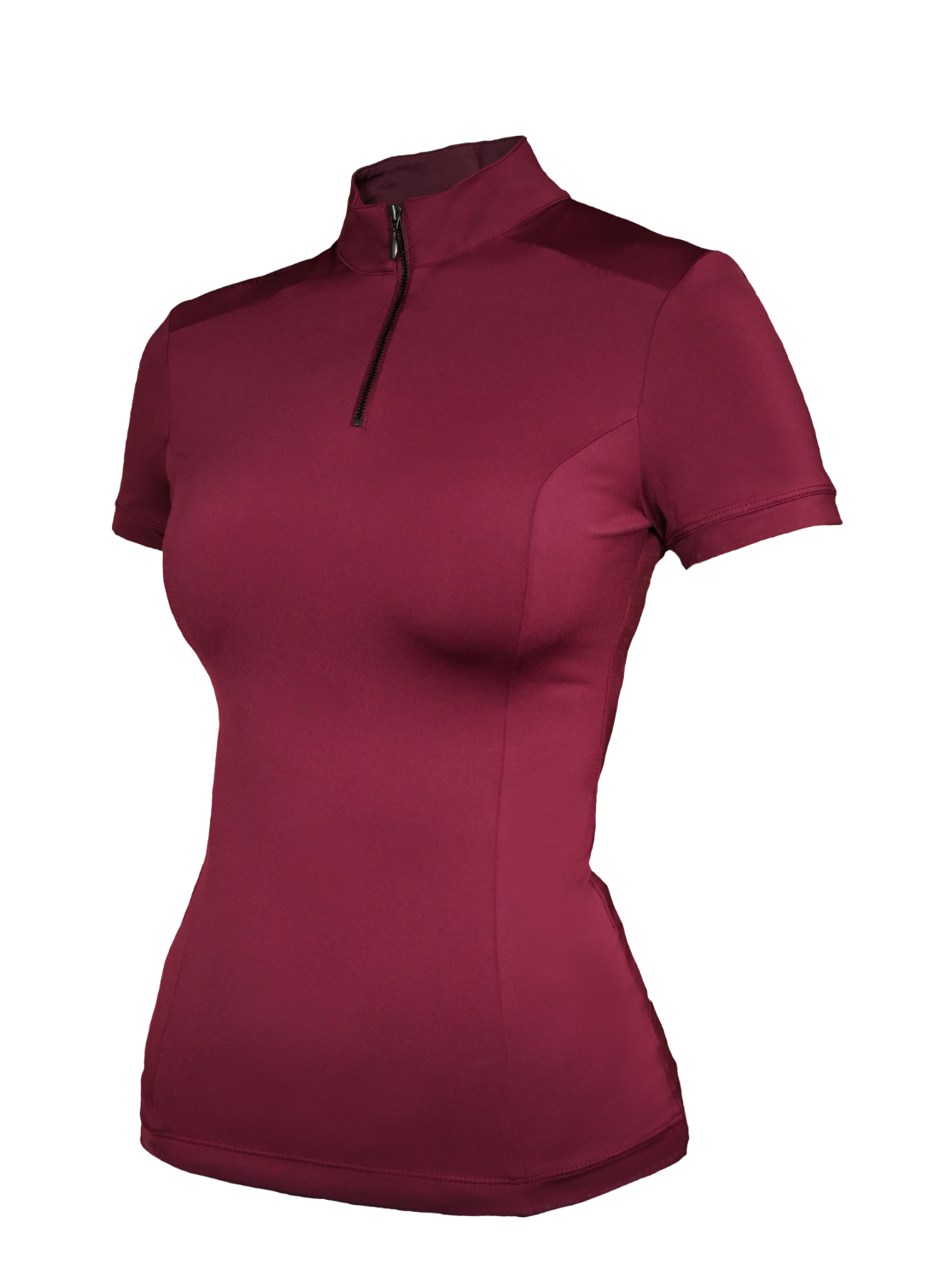 Equestrian Stockholm Bordeaux UV Protection Short Sleeve Top