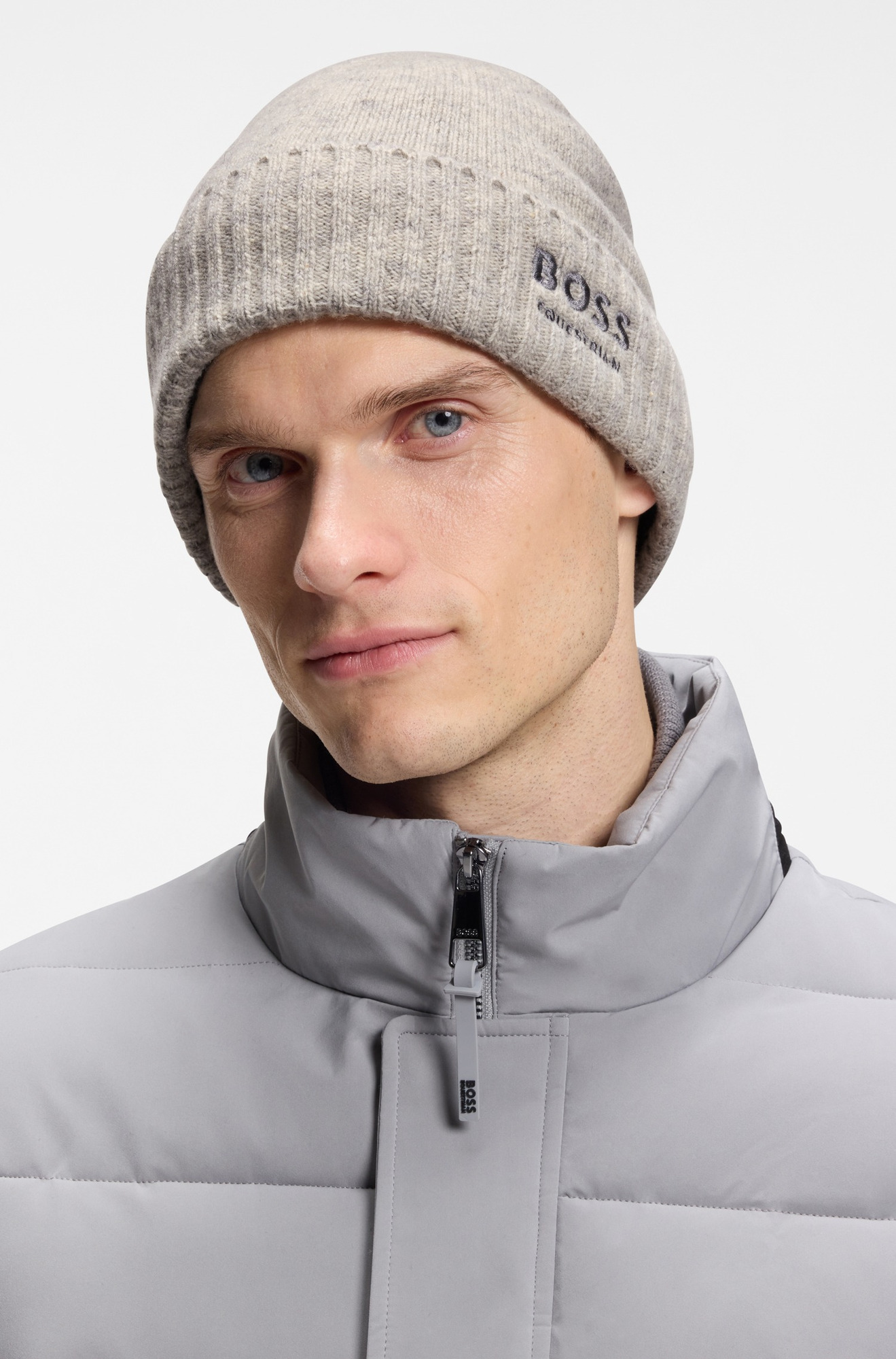 BOSS Equestrian FW26 Herren-Beanie Ron