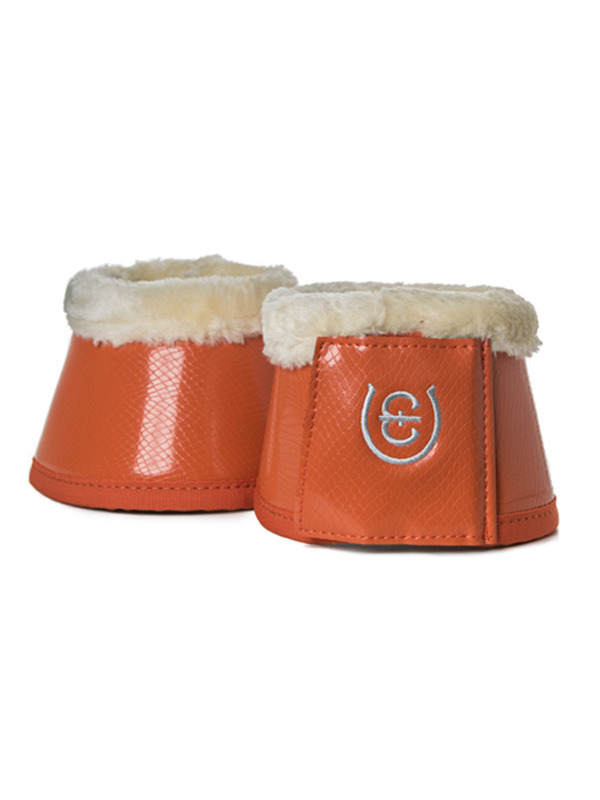 Equestrian Stockholm Bell Boots Brick Orange