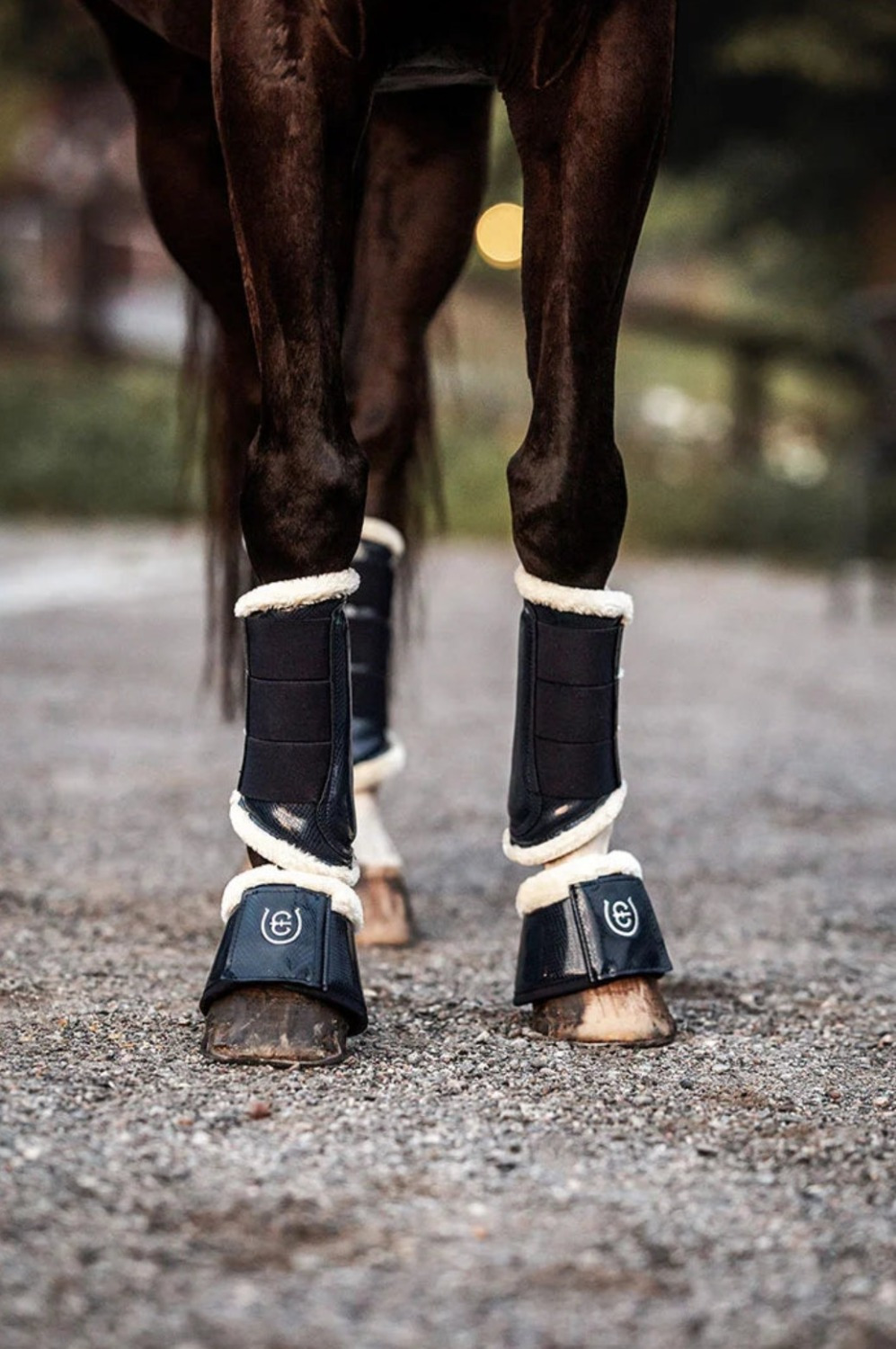 Equestrian Stockholm Brushing Boots Midnight Blue