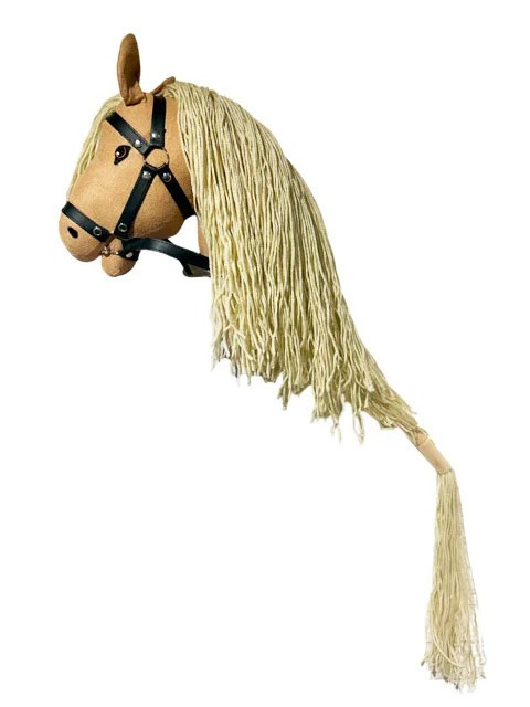ByToiZZ Hobby Horse Stokpaard met Hoofdstel en Bit