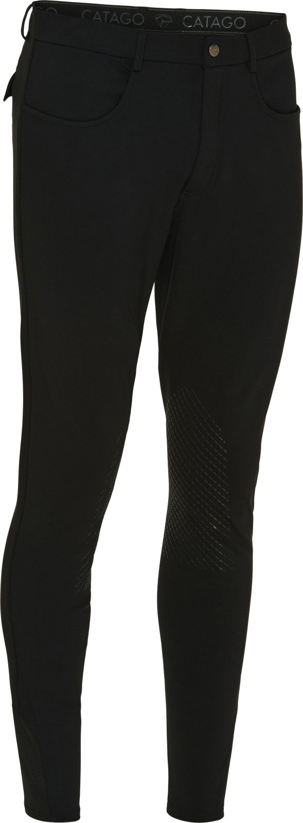 Catago Nero Heren Rijbroek Knee Grip