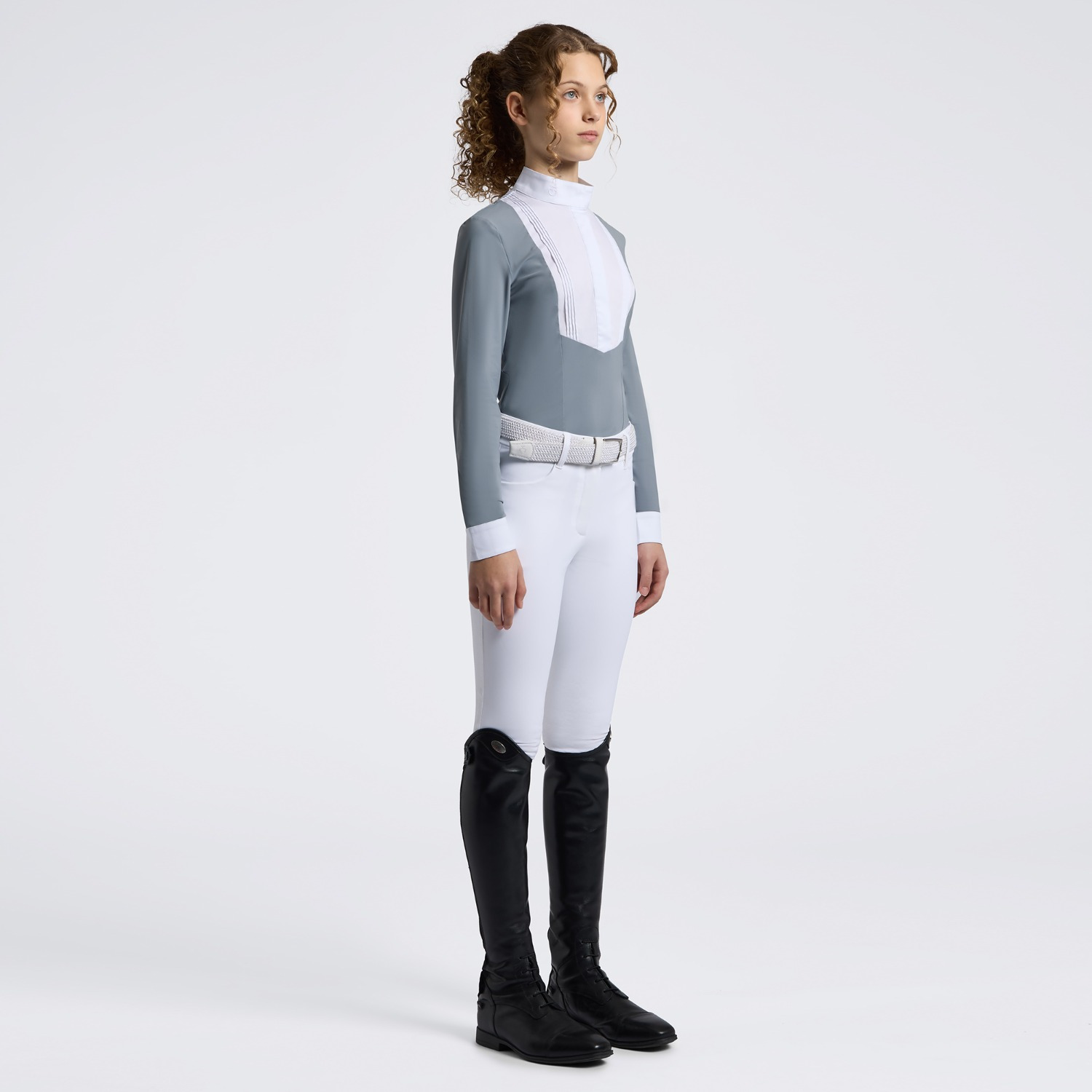 Cavalleria Toscana FW26 L/S Jersey Wedstrijdshirt Bib Meisjes