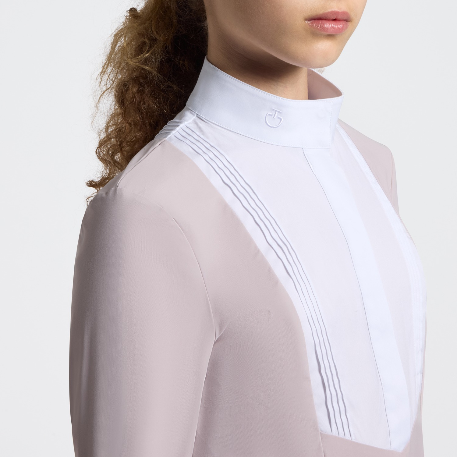 Cavalleria Toscana SS26 L/S Jersey Wedstrijdshirt Bib Meisjes