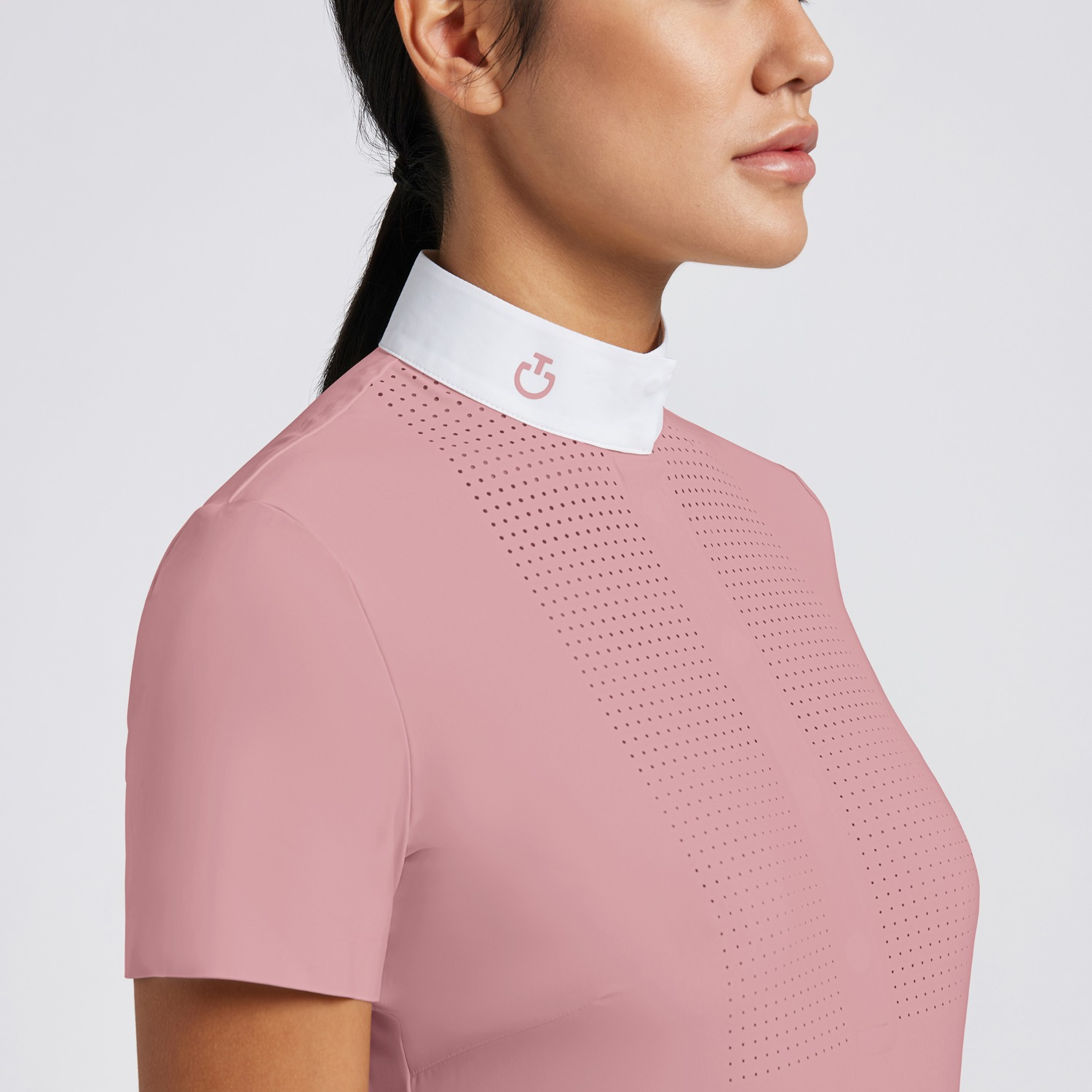 Cavalleria Toscana FW'24 CT Heat Sealed Perforated BIB S/S Wedstrijdshirt Dames