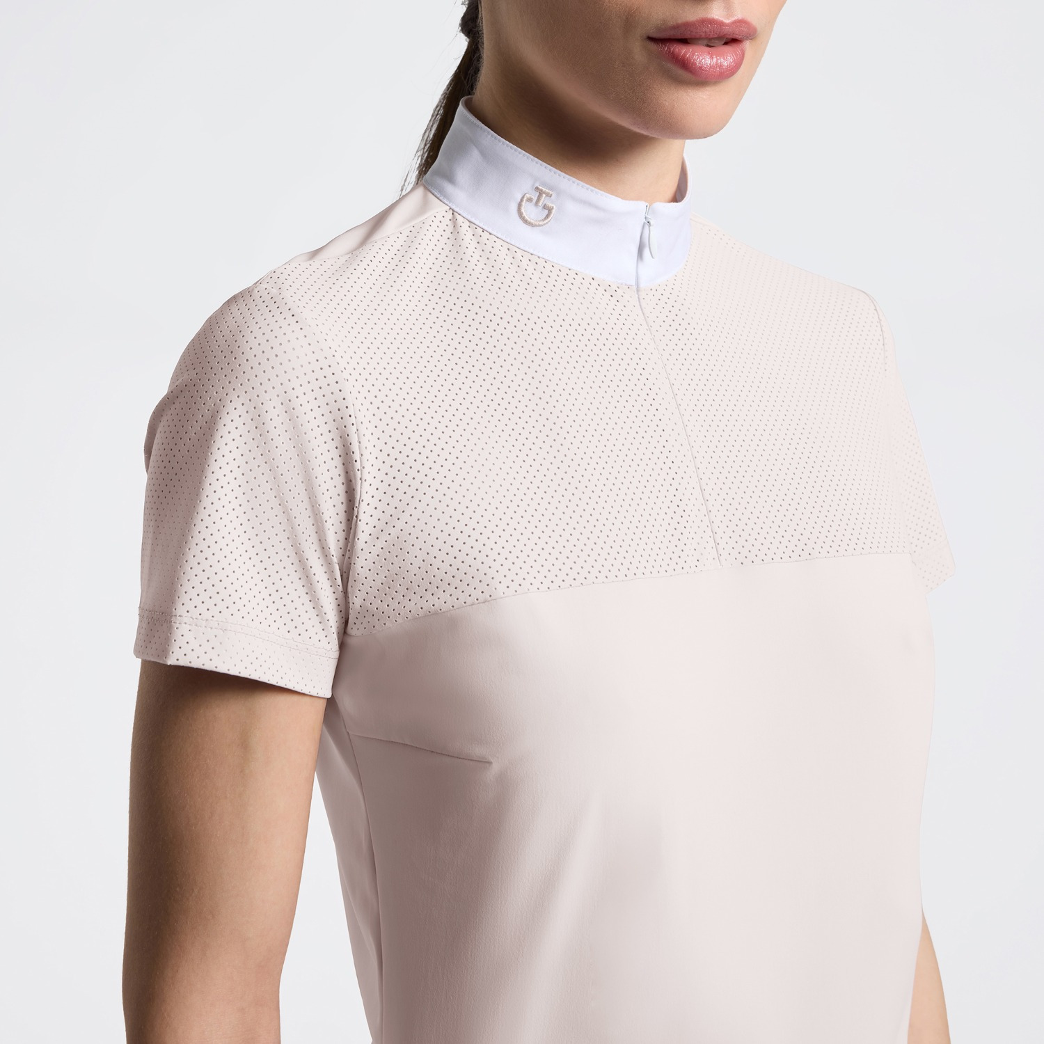Cavalleria Toscana SS26 CT Perforated Jersey Inserts S/S Ladies Competition Shirt