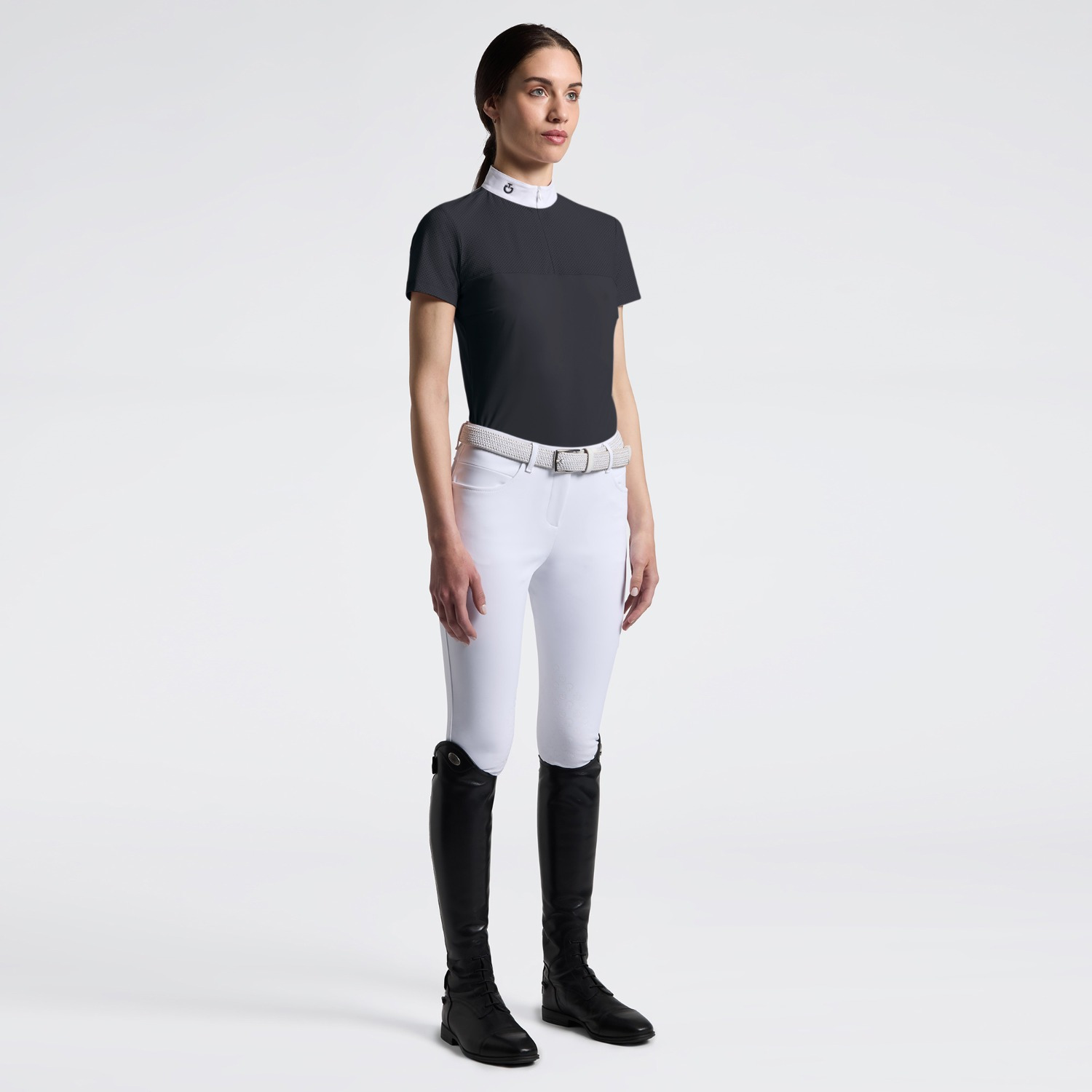 Cavalleria Toscana SS26 CT Perforated Jersey Inserts S/S Ladies Competition Shirt