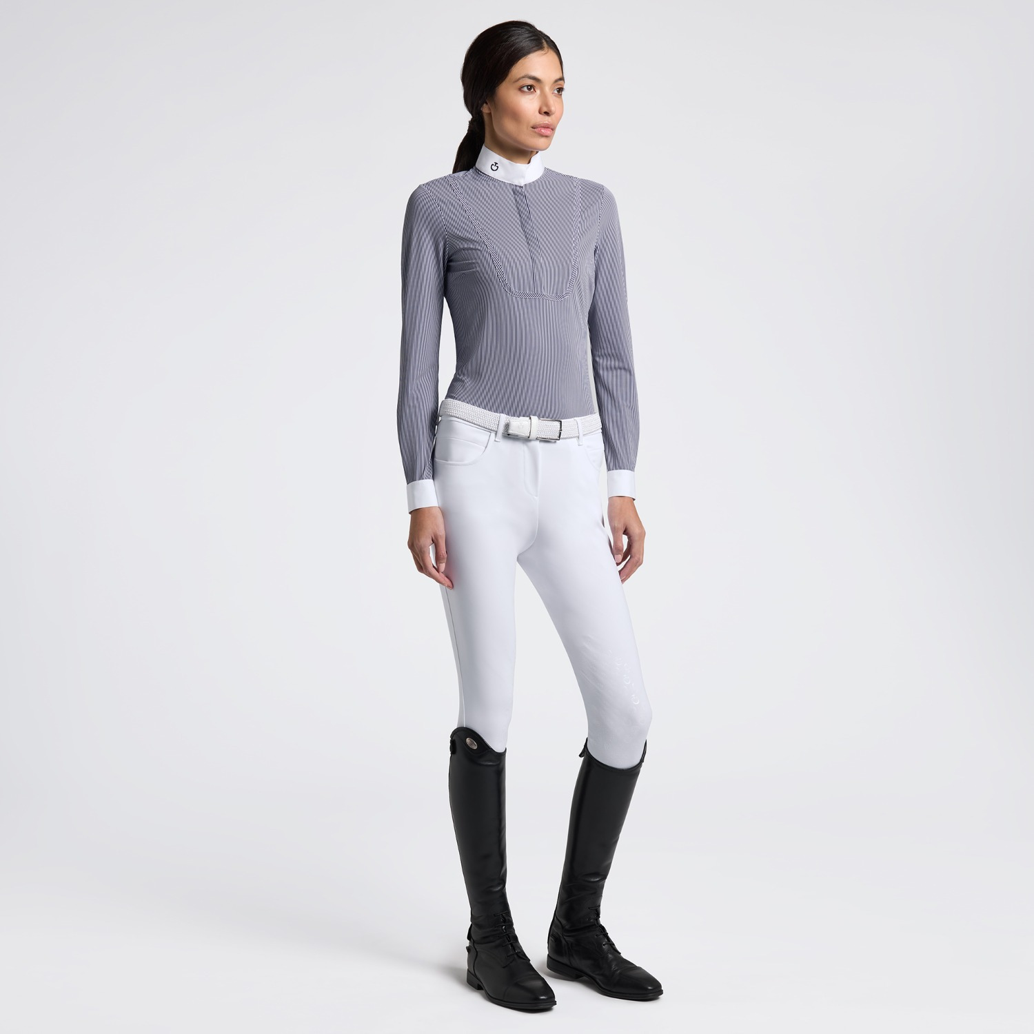 Cavalleria Toscana FW25 CT L/S Stripes Women's Competition Shirt
