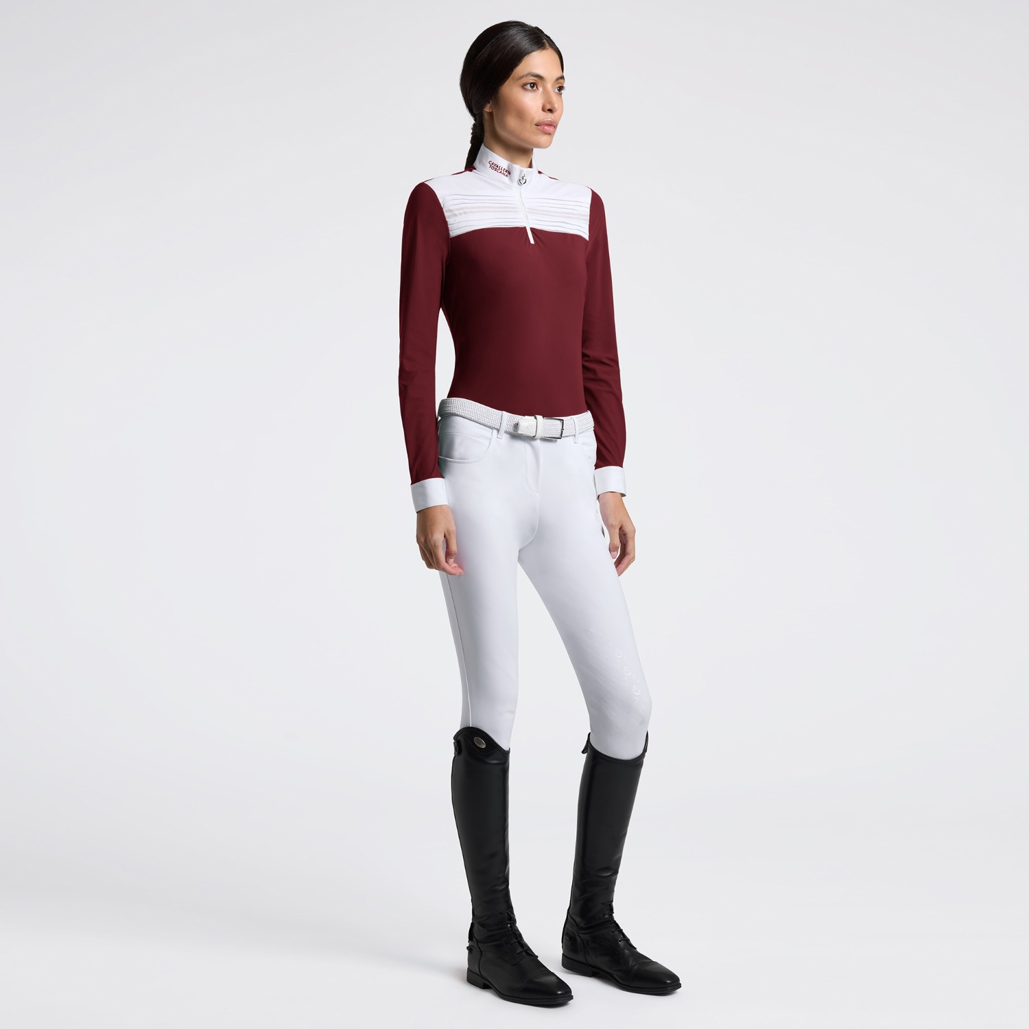 Cavalleria Toscana FW25 CT L/S Pleated Insert Women's Competition Shirt