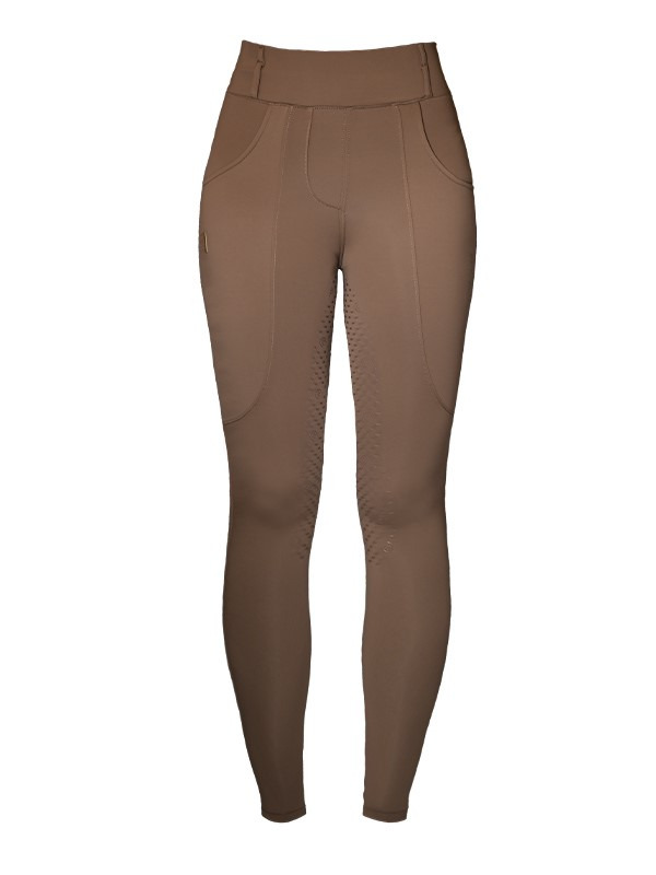 Equestrian Stockholm Riding Tights Compression Dressage Champagne
