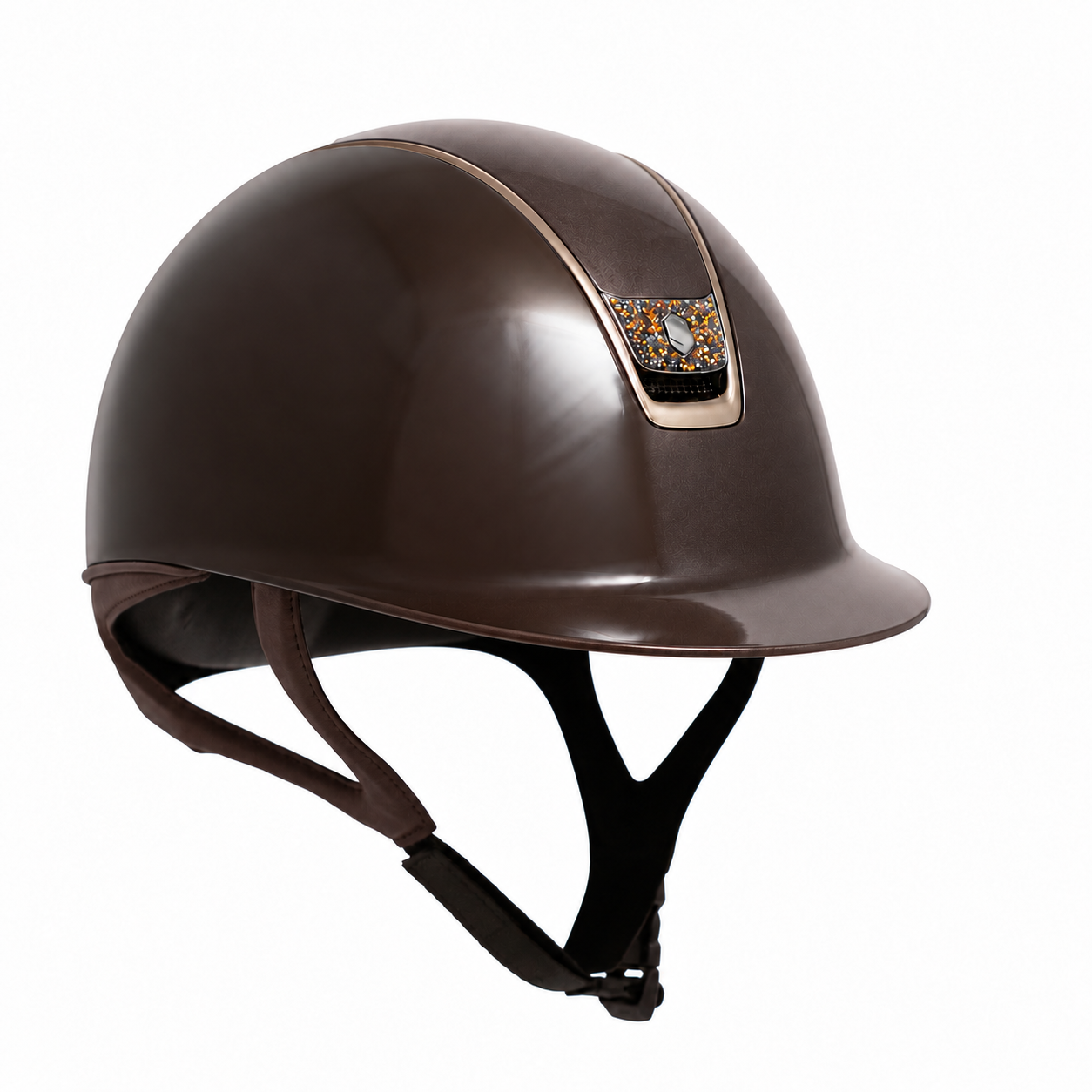 Samshield 2.0 Glossy Bruin Chrome Black Ultra Fine Rock Golden Topaz