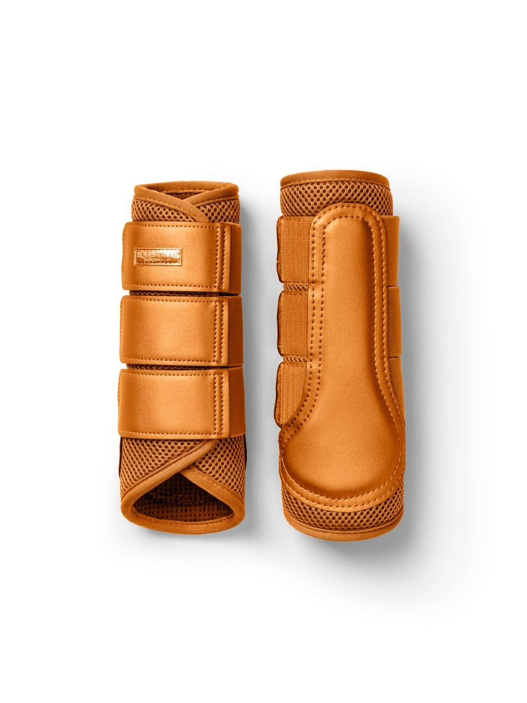 Equestrian Stockholm Chestnut Mesh Brushing Boots