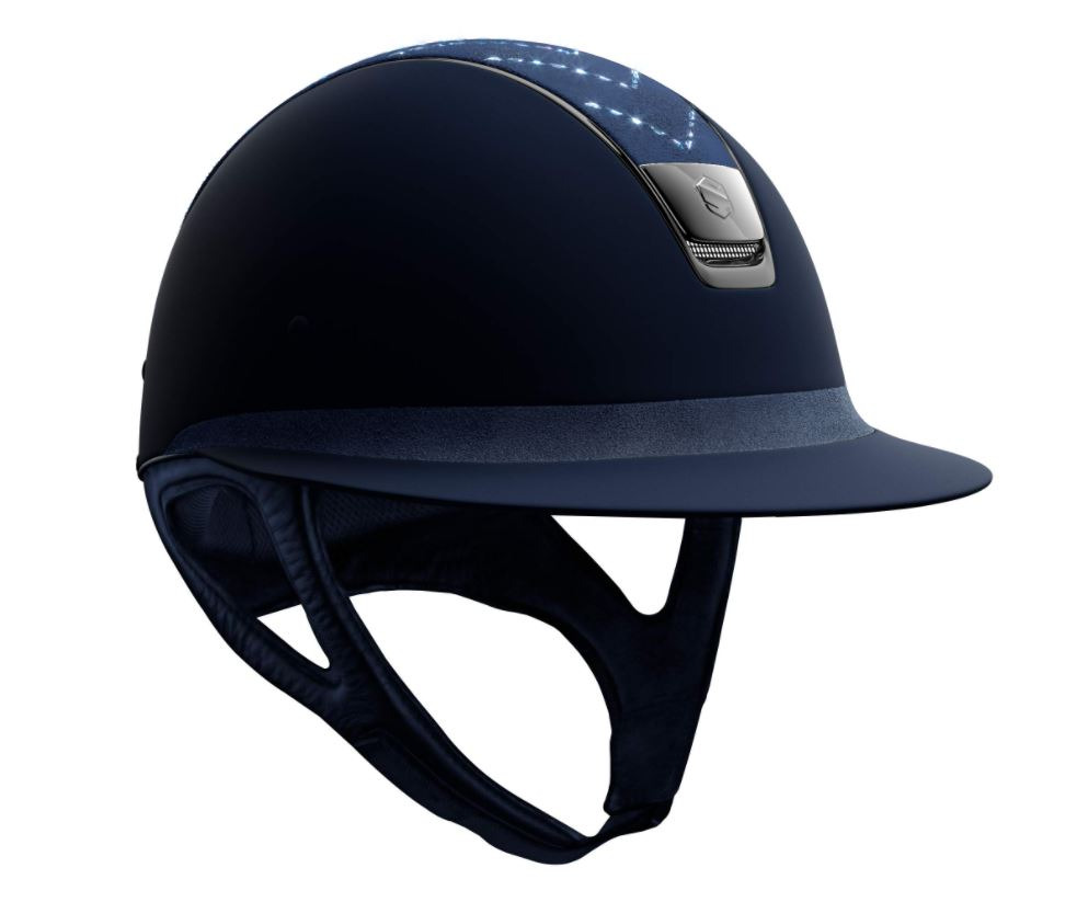 Samshield Miss Shield Chevron Blue Alcantara chrome black