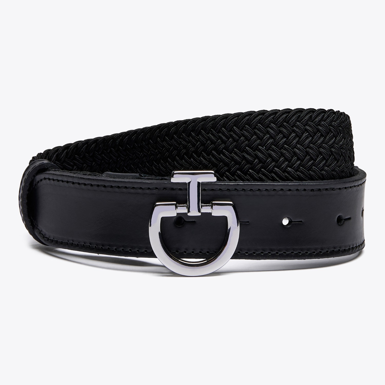 Cavalleria Toscana Elastic Belt with CT Clasp - Women's Belt