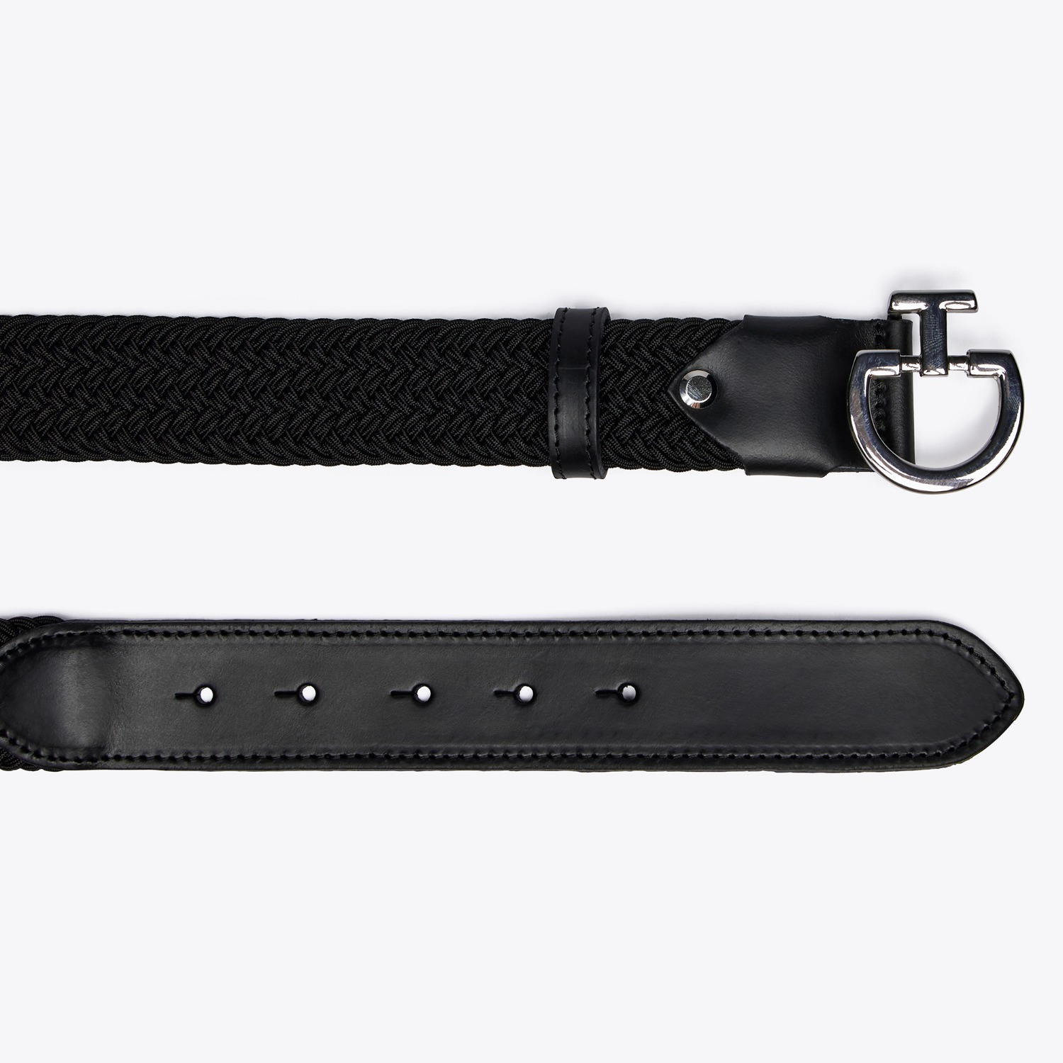 Cavalleria Toscana Elastic Belt with CT Clasp - Women's Belt
