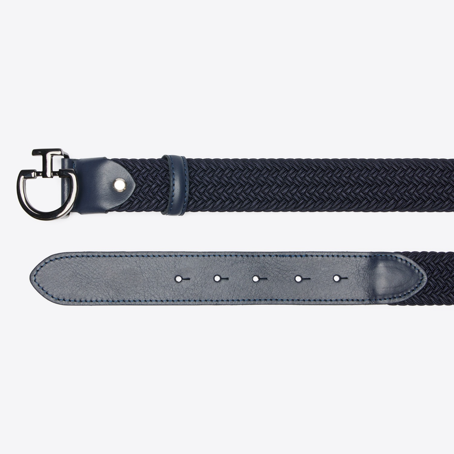 Cavalleria Toscana FW'24 Men's Elastic Belt with CT Clasp