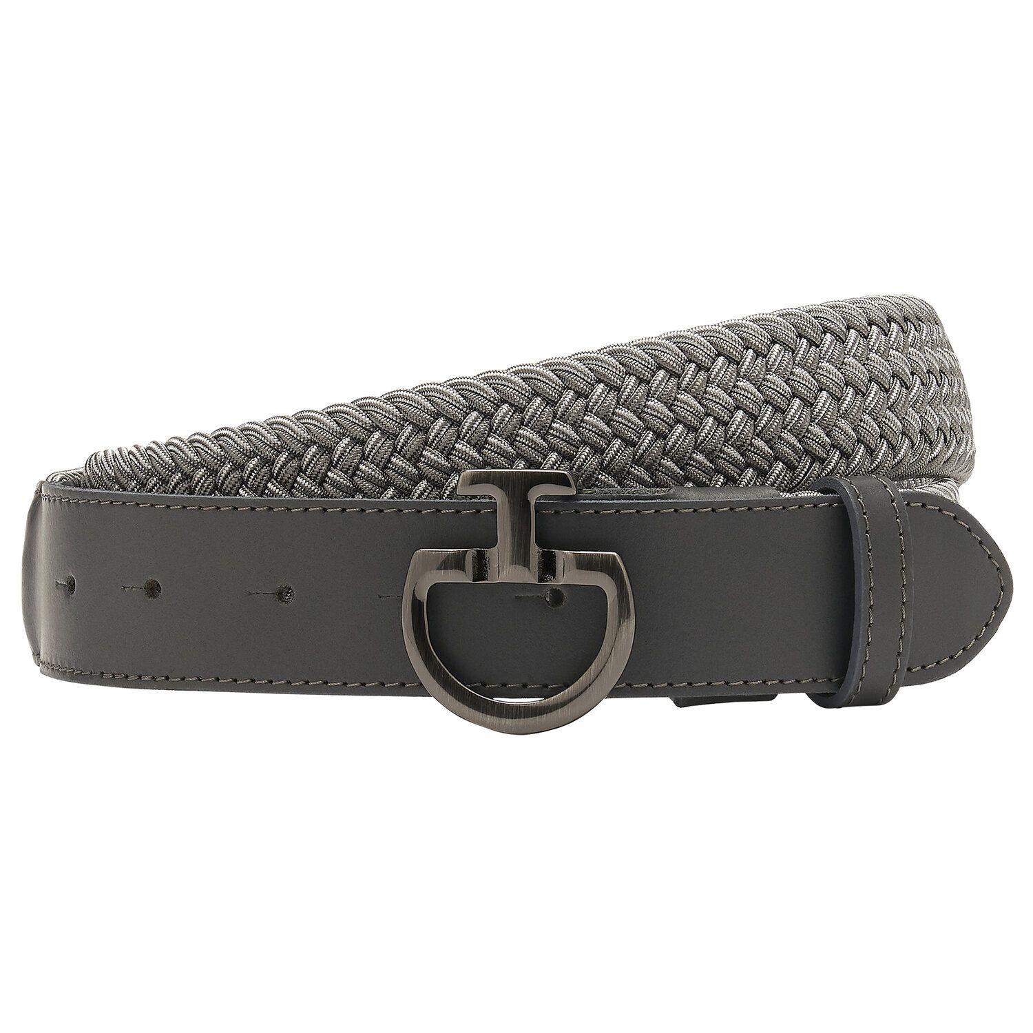 Cavalleria Toscana Men's Elastic Belt with CT Clasp